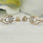 Minimalist Diamond Earring 14k Solid Gold Designer Jewelry Anniversary Gift.