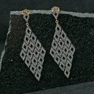 Pave Diamond Kite Earring 925 Sterling Silver Women Jewelry Diamond Earring Gift Pave Diamond Kite Earring 925 Sterling Silver Women Jewelry Diamond Earring Gift