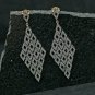 Pave Diamond Kite Earring 925 Sterling Silver Women Jewelry Diamond Earring Gift