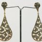 Pave Diamond Drop Earring 925 Silver Diamond Earring For Wedding Day Gift.