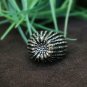 Natural Pave Diamond Dome Ring Handmade 925 Silver Diamond Ring Anniversary Gift