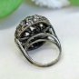 Pave Diamond Lovers Ring 925 Silver Diamond Love Ring Perfect Wedding Ring Gift.
