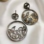 Pave Diamond Drop Design Earring 925 Silver Diamond Earring Jewelry Anniversary.