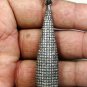 Pave Diamond Drop Pendant 925 Silver Diamond Tear Drop Pendant Diamond Jewelry.