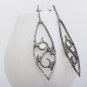 Natural Diamond Drop Earring 925 Solid Silver Earring Gift Wedding Earring Gift.