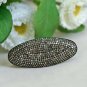 Pave Diamond Long Ring 925 Silver Designer Diamond Ring Wedding Bridal Ring Gift