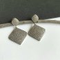 Pave Diamond Earring 14k Gold&925 Silver Modern Diamond Earring Anniversary Gift