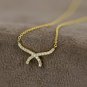 Diamond Bar Necklace Dainty Curved Bar Necklace Solid 14k Gold Wedding Necklace.