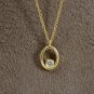 Diamond Solitaire Pendant Necklace Solid 14k Gold Diamond Wedding Necklace Gift.