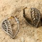 Angel Wing Solid 14k Gold&925 Silver Dangle Earring Pave Diamond Fashion Earring