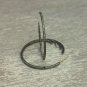 Designer Hoop Earring 925 Silver Pave Diamond Hoop Earring Diamond Earring NST.