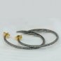 Designer Hoop Earring 925 Silver Pave Diamond Hoop Earring Diamond Earring NST.