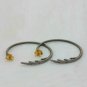 Designer Hoop Earring 925 Silver Pave Diamond Hoop Earring Diamond Earring NST.