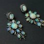 Ethiopian Opal Designer Earring 925 Silver Diamond Dangle Earring Wedding Gift.