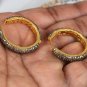 Pave Diamond Hoop Earring 925 Silver Diamond Big Hoop Earring Wedding Earrings.