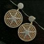 Diamond Star Earring Dangle Starfish Earring Ocean Lovers Earring Jewelry Gift.