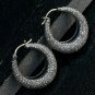 Diamond Huggie Hoop Earring 925 Silver Handmade Fashion Women Earring Jewelry.