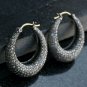 Diamond Huggie Hoop Earring 925 Silver Handmade Fashion Women Earring Jewelry.