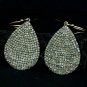 Diamond Drop Shape Earring 925 Silver Drop Shape Designer Earring Jewelry Gift.