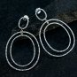 Diamond Designer Earring 925 Silver Handmade Dangle Earring Birthday Jewelry.