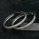 Diamond Hoop Earring 925 Silver Hoop Earring Fashionable Jewelry Birthday Gift. Diamond Hoop Earring 925 Silver Hoop Earring Fashionable Jewelry Birthday Gift.