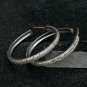 Diamond Hoop Earring 925 Silver Hoop Earring Fashionable Jewelry Birthday Gift.