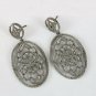 Diamond Flower Dangle Earring Boho 925 Sterling Silver Jewelry Birthday Gift.
