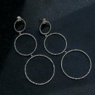 Big Hoop Earring 925 Silver Diamond Hoop Dangle Earring Designer Wedding Jewelry Big Hoop Earring 925 Silver Diamond Hoop Dangle Earring Designer Wedding Jewelry