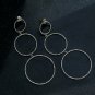 Big Hoop Earring 925 Silver Diamond Hoop Dangle Earring Designer Wedding Jewelry