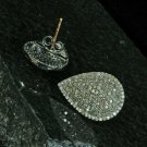 Diamond Pear Shaped Earring Stud 925 Silver Women Diamond Jewelry Earring Gift.