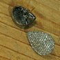 Diamond Pear Shaped Earring Stud 925 Silver Women Diamond Jewelry Earring Gift.