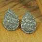 Diamond Pear Shaped Earring Stud 925 Silver Women Diamond Jewelry Earring Gift.