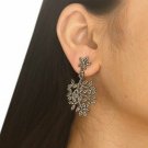 Leaf Design Fashion Earring Pave diamond 925 Silver Fine Diamond Earring Gift. Leaf Design Fashion Earring Pave diamond 925 Silver Fine Diamond Earring Gift.