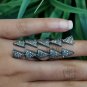 Designer Diamond Full Finger Ring 925 Silver Everyday Diamond Ring Jewelry Gift.
