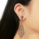 Pave Diamond Earring Antique Design 925 Silver Fashion  Diamond Earring Jewelry.