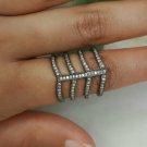 Cage Ring Pave Diamond Ring 925 Silver Diamond Anniversary Diamond Ring. Cage Ring Pave Diamond Ring 925 Silver Diamond Anniversary Diamond Ring.