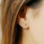 Diamond Studs Earrings Square Cluster Solid 14k Gold Cluster Studs Wedding Gift.