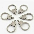 Natural Pave Diamond Lobster Clasps 925 Silver Jewelry Making Supplies.