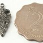 Diamond Arrow Charm Pendant 925 Silver Charm Pave Diamond Jewelry Supplies.
