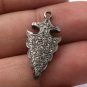 Diamond Arrow Charm Pendant 925 Silver Charm Pave Diamond Jewelry Supplies.