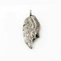Pave Diamond Antique Feather Pendant 925 Silver Charm Pendant Additional Finding