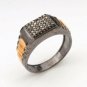 Pave Diamond Men's Ring 925 Silver Diamond Ring For Proposal Fine Jewelry Gift.
