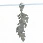 Leaf Pendant Pave Diamond 925 Silver Leaf Necklace Anniversary Diamond Pendant.