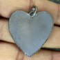 Heart Pendant Pave Diamond 925 Silver Diamond Pendant Fine Jewelry Pendant Gift.