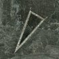 Pave Diamond Triangular Pendant 925 Silver Diamond Arrow Head Pendant Gift.