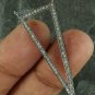 Pave Diamond Triangular Pendant 925 Silver Diamond Arrow Head Pendant Gift.