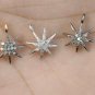 Pave Diamond Star Charm Pendant 925 Silver Diamond Star Pendant Gift Charm.