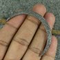 Moon Pendant Pave Diamond 925 Silver Diamond Half Moon Pendant Jewelry Gift.