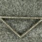 Triangle Pendant Pave Diamond 925 Silver Diamond Handmade Triangular Pendant.