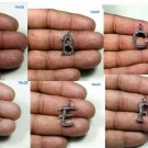 Pave Diamond Custom Name Initial Pendant 925 Silver Diamond Alphabet Letters.